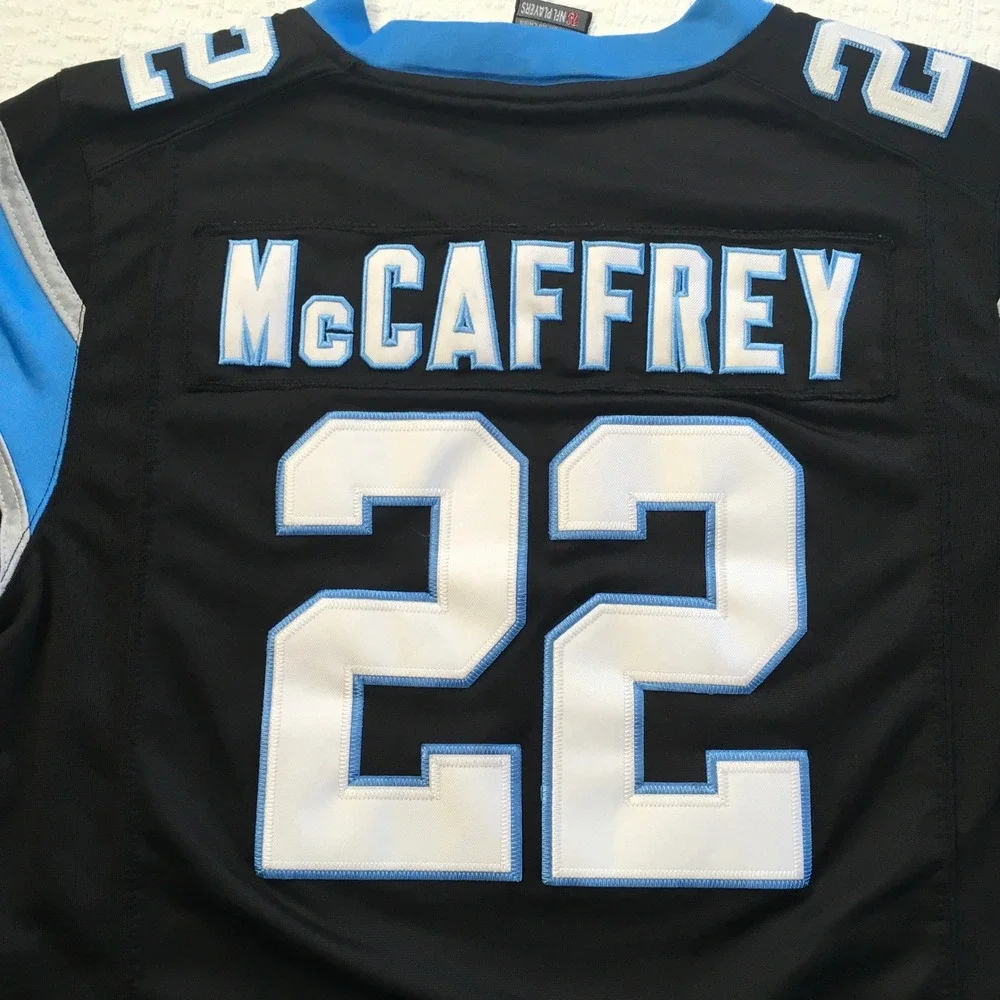 Nike Carolina Panthers Christian McCaffrey 22 Jersey Youth XL On Field Stitched
